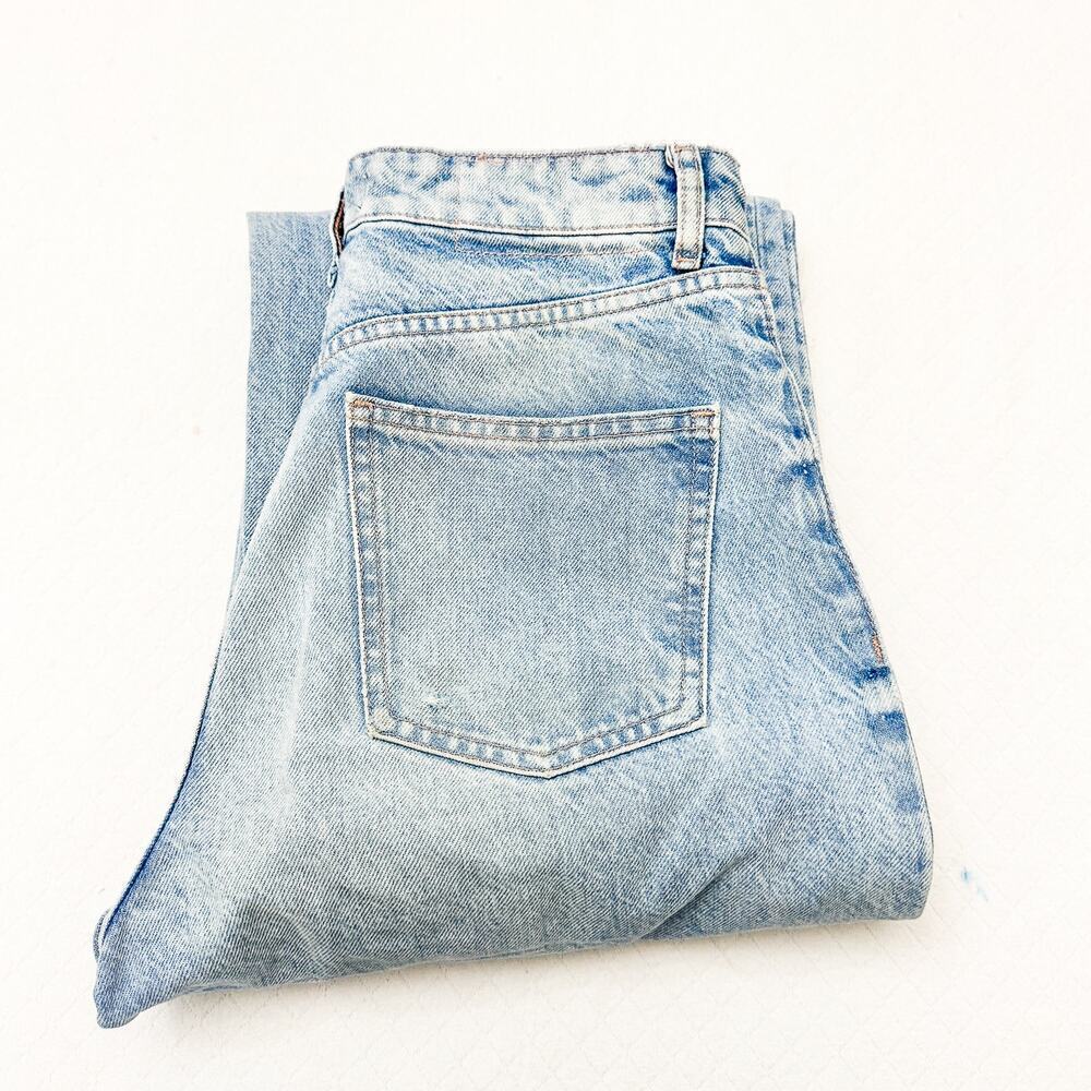 Zara Light Blue Straight Leg Women's Jeans